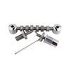 Guyker Stainless Steel Space Control Adjustable Roller Guitar Bridge Electric Guitar Replacement
