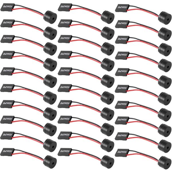 VISSQH 30 pcs electronic buzzer，piezo buzzer ，Speaker Buzzer，Electronic Alarm Buzzer