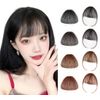 HIYE Bangs Wig, Super Natural, Wig, 100% Human Hair, Fully Hand Planted, Fluffy, Air Feel, Ultra Thin, Bangs, Partial Wig, Heat Resistant, Ladies, Small Face, One-Touch, Easy to Use, Extension Wig, No Sides, Black Brown