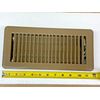 Hart & Cooley Adjustable Floor/wall Diffuser Brown 4" x 10" (hole size) ~ 010717