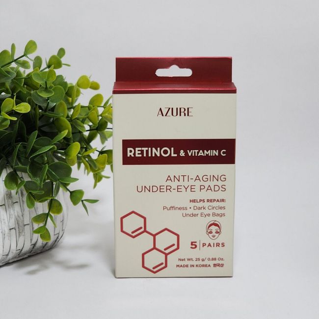 Azure Retinol & Vitamin C Anti-Aging Under-Eye Pads Puffiness and Dark Circles