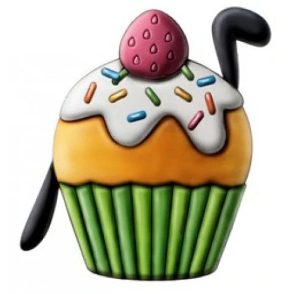 Goofy Cup Cake Scented PVC Magnet