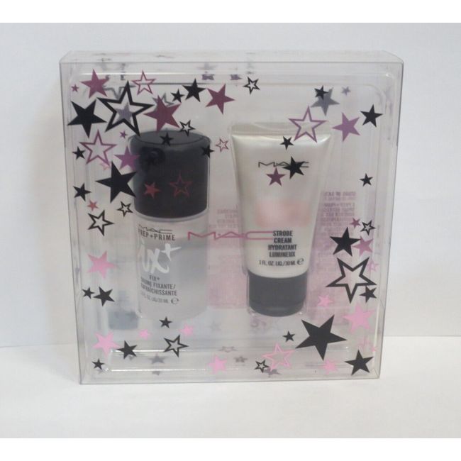 MAC STARS OF SKINCARE KIT - PREP + PRIME FIX+ & STROBE CREAM BOXED