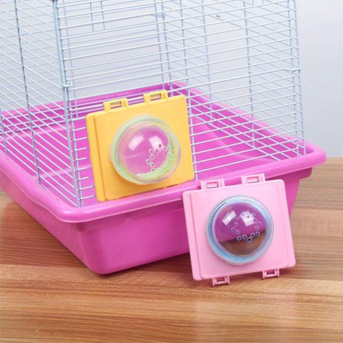 CHUQIANTONG 2 Set Small Animals Hamster Tunnel Cage Cover with Ventilation Holes External Pipe Interface Fitting Connection Board Tube Connector Stretch Resistant Inner Diameter 2.17 inch