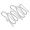 PATIKIL Bow String Replacement,12 Strands Recurve Bowstring with Nock Point for AMO 68" Traditional Bow, Black