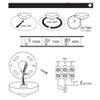 Ceiling Surface Mounted Infrared Microwave Motion Sensor Presence Detector LED Light Switch Auto On Off (Standard)