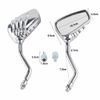 Chrome Skeleton Hand Motorcycle Rearview Side Mirrors For 150cc 125cc Scooter US