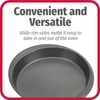 GoodCook Everyday Nonstick Steel Round Cake Pan, 9", Gray