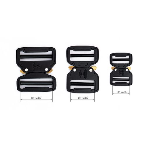 LIIIIIIKES Dual Adjustable No-Sew Tactical Belt Buckle (1.5)