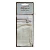 Nortexx Iron On Zipped Security Pocket-Passport Sized, White