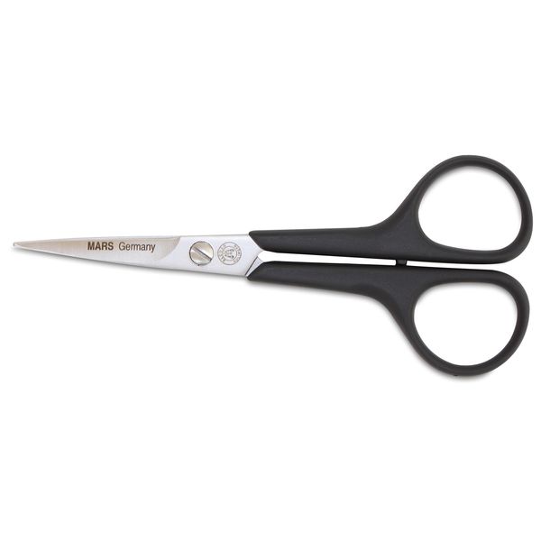 Mars Professional Stainless Steel Hair Grooming Scissors Shears, Nylon Handles, 5" Length