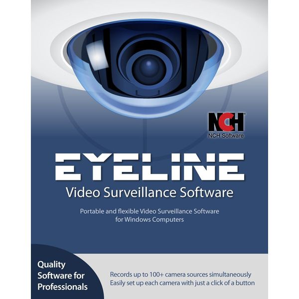 EyeLine Professional Video Surveillance Home 3 User License NCH Software 