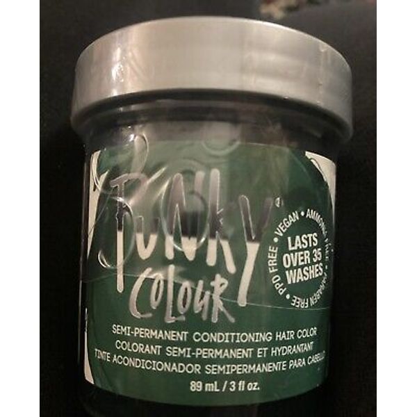 ALPINE GREEN Punky Colour Semi-Permanent Hair Color  89ml/3oz NEW