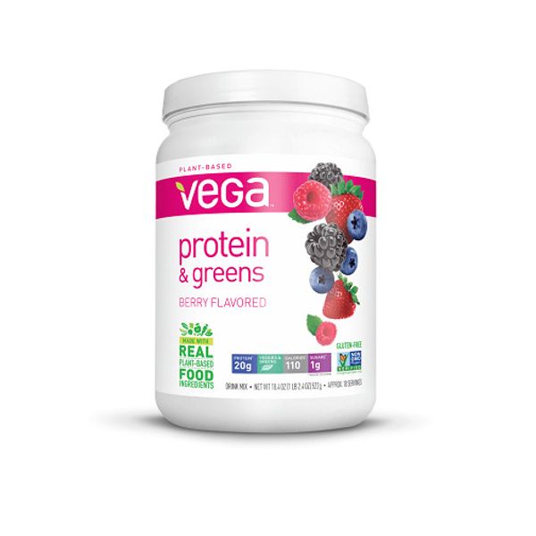 Vega Plant Based Protein and Greens Berry Flavored