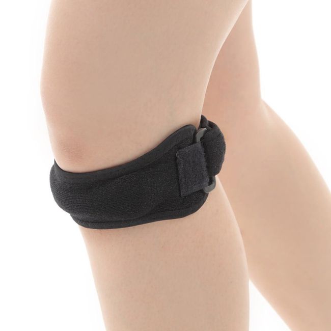 Favori (fabori) Knee Bands Knee Support [Hassle Free 1 Months Warranty] Adjustable Black