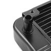 uxcell Aluminum Black Water Cooling Radiator Computer Cooling System for Computer CPU 18 Pipe 270mm Length