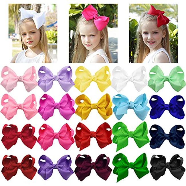 4 6 Inch Baby Girl Children Hairs Bow Boutique Grosgrain Ribbon