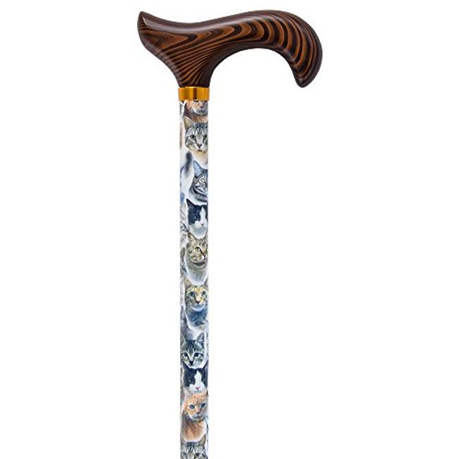 Silver 925r Swan Walking Stick w/ Black Beechwood Shaft | Agatha Christie's Poirot Cane