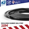Black 33FT U-Shape Durable Channel Edge Trim Seal strip Soundproof,Cra