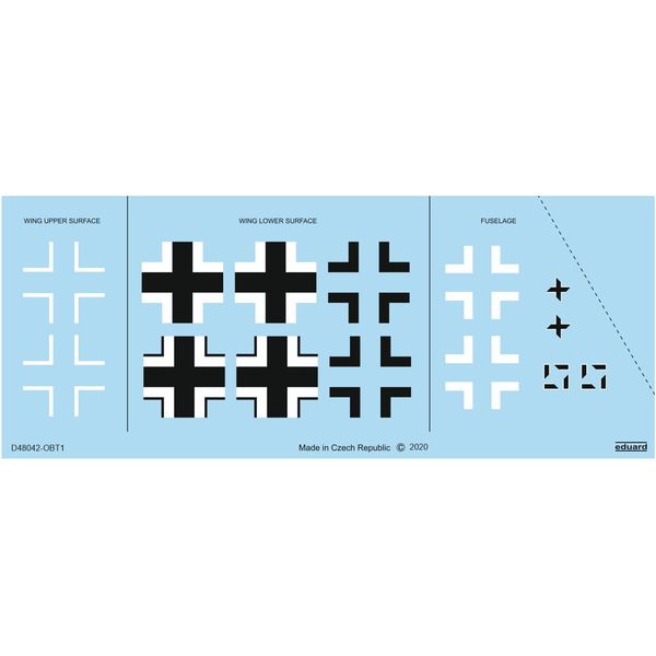 Eduard Decals 1:48 - Bf 109G-10 Erla Nat Insignia