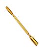 14cm Professional Cuticle Pusher, Nail Gauge Remover Tool, Gold