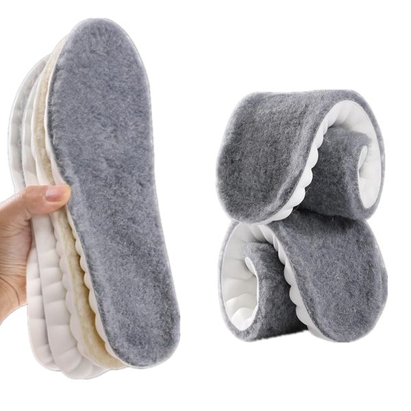 Fleece insole is soft and comfortable with constant temperature breathability, sweat absorption, antibacterial and odor resistant insole wool blend material winter warm snow boots Martin boots