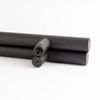 TOGU TG-6012 60 inches Solid Standoffs Heavy-Duty Commercial Grade-304 Stainless Steel Push Pull Door Handle/Barn Door Pull Handle/Glass Pulls, Matte Black Finish