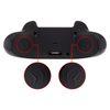 eXtremeRate FlashShot Trigger Stop Bottom Shell Kit for Xbox One S & One X Controller, Redesigned Back Shell & Soft Touch Black Handle Grips & Hair Trigger for Xbox One S X Controller Model 1708