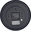 Funny Black Backwards Wall Clock (9") Large Numbers. Runs Counterclockwi