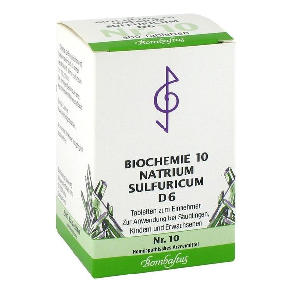 Biochemie 10 Sodium Sulfuricum D 6 Tablets Pack of 500