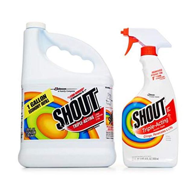Shout Triple-Acting Stain Remover Spray, 22 Ounce 