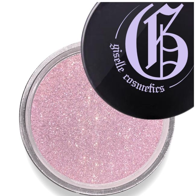 Giselle Cosmetics Light Amethyst Pink - Organic Make Up, Eyeshadow Palette with Matte, Shimmer, and Cream Eyeshadow, Goth and Vintage Aesthetic, Loose Powder Makeup for Green Eyes