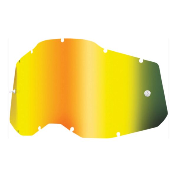 100% MÁSCARAS AC2/ST2 JUNIOR Replacement - Sheet Mirror Gold Lens