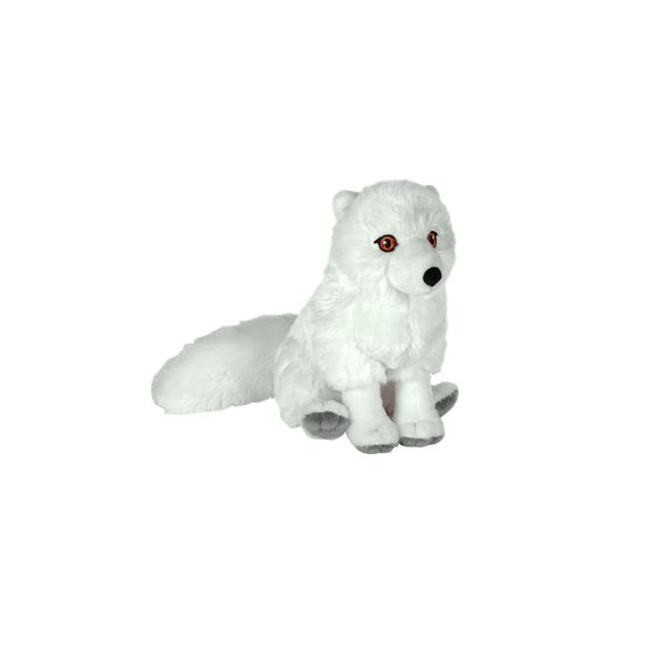 Wild Republic Cuddlekins Eco Arctic Fox, Stuffed Animal, 12 Inches, Plush Toy, Fill is Spun Recycled Water Bottles, Eco Friendly