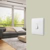 BG Electrical 812-01 Single Light Switch, White Moulded, 2-Way, 16AX