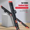2-in-1 Drilling Positioning Ruler,Cabinet Hardware Jig (Black, 15inch)