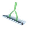 Robust Lawn Thatching Rake with Handle, Efficient Dethatcher for Yard Garden, Versatile Grass Grooming Tool, Deep Cleaning Dead Grass, Promotes Healthy Growth