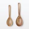 MUJI 83913236 Acacia Serving Spoon, Small