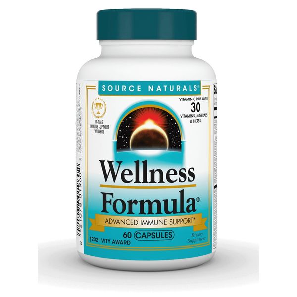 Source Naturals, Inc. Wellness Formula (CA Formula) 60 Capsule
