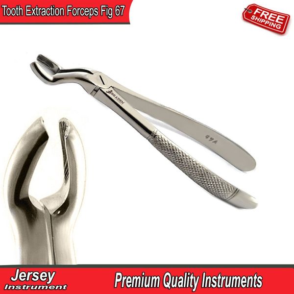 Dental Tooth Extraction Upper Wisdom Forceps Fig-67A Surgical Extracting Tools