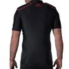 Optimum Unisex Junior Origin Protective Top Shoulder Pads - Black/Red, Medium Boys