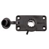 Scotty #244L-BK Locking Flush Deck Mount w/ Rain Cap (Black)