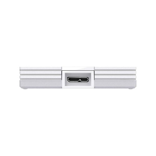 BUFFALO USB 3.2 (Gen1) Portable Hard Drive with Type-C Cable 1TB White HD-PGAC1U3-WA