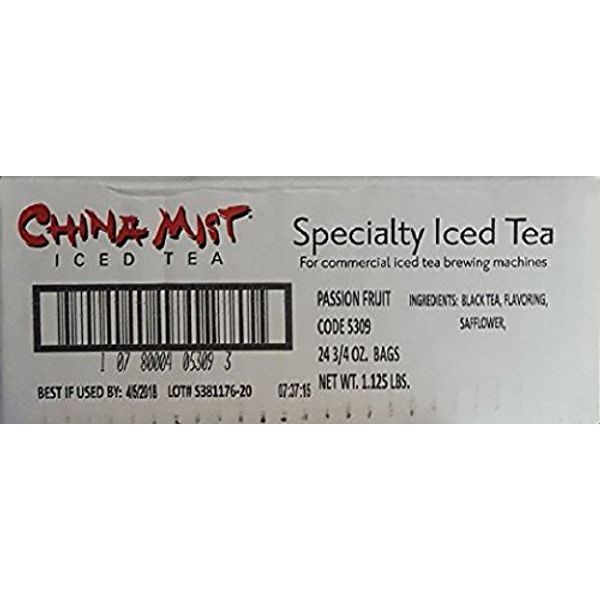 China Mist, Passion Fruit Black Loose Tea Bags, 24 - 3/4 oz