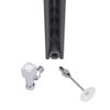 Milano Chrome Radiator Flow Diverter - 15mm Inlet