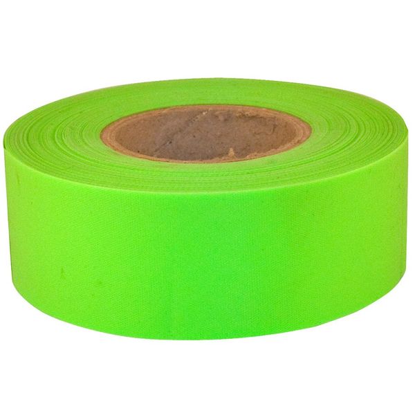 CH Hanson Subzero Flag Tape-150'x1-3/16 x5Mil Lime Fluorescent