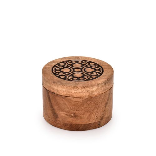 Mahasu Cat Urn Acacia Wood Urns for Pet Ashes - Cat, Dog Urns for Ashes - Pet Cremation Memorial Box for Funeral (3.5" X 3.5" X 2.5")