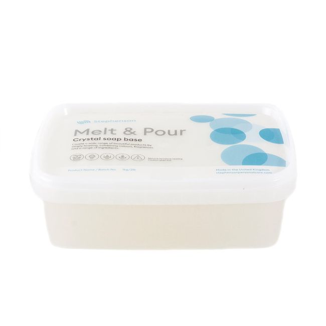 Melt and Pour Soap Base - Crystal No Sweat - 6Kg