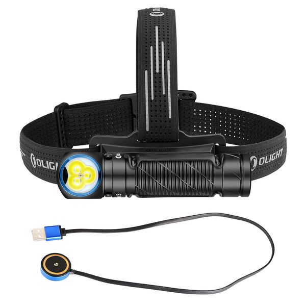 Olight Perun 3 3000 Lumen Rechargeable L-Shaped Headlamp