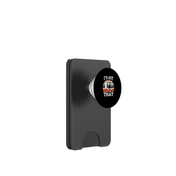 I'd Hit That Retro Boxing Punching Bag Workout PopSockets PopWallet for MagSafe